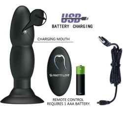 Pretty Love - Vibrateur Plug Et Rotation Par Télécommande